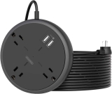 NTONPOWER Flat Plug Power Strip Extension Cord 25 ft $14.40