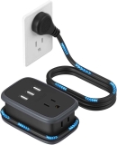 NTONPOWER Travel Power Strip with USB Ports $9.99