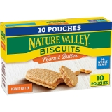 Nature Valley Biscuits With Peanut Butter 13.5 oz, 10 ct $5.08