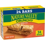 Nature Valley Crunchy Granola Bars, Peanut Butter, 24 Bars $3.74