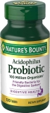 Nature’s Bounty Acidophilus Probiotic, Daily Supplement 120-Ct $3.59