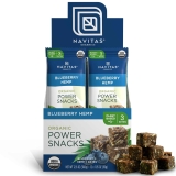 Navitas Organics Superfood Power Snacks Blueberry Hemp 12×1.05oz $14.39