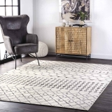 NuLOOM Zola Geometric Moroccan Area Rug 5ft x 8ft $42.99