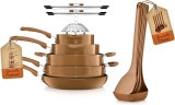 NutriChef Kitchenware Cookware (17-Piece Set) $72.38