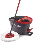 O-Cedar EasyWring Microfiber Spin Mop and Bucket $34.97