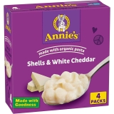 Annie’s White Cheddar Shells Macaroni & Cheese Dinner w/Organic Pasta $11.60