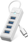 Orico USB-C Hub 4 Ports USB 3.1 Type C to USB 3.0 Hub Adapter $3.99