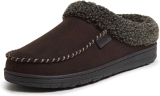 Dearfoams Mens Brendan Microfiber Indoor/Outdoor Suede Clog $13.44