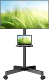 PERLESMITH Mobile TV Stand for 23-60 Inch LCD LED TV $39.68