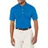 PGA TOUR Men’s Airflux Solid Mesh Short Sleeve Golf Polo Shirt $24.99