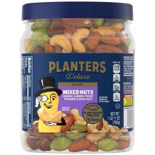 PLANTERS Deluxe Mixed Nuts with Sea Salt 27 oz Container $12.32