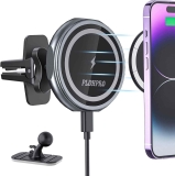 PLDHPRO Magnetic Wireless Car Charger Mount $15.73