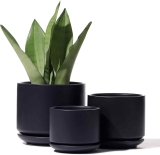 POTEY Planters Pots 4, 5.5 and 6.5-inch Ceramic Planters $11.55