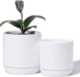 POTEY White Planter Pots for Plants Indoor $10.15