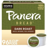 Panera Bread Dark Roast Coffee, Keurig K-Cup Pods 96-Count $26.62