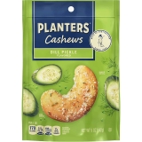 Planters Whole Cashews Dill Pickle Flavored, Party Snacks 5Oz $3.99