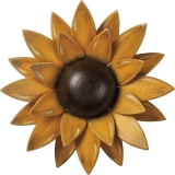 Primitives by Kathy 9-in Sunflower Wood Wall Art Decor $18.51