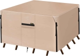 Pteromy Waterproof Patio Table Cover 54 x 54-inch $17.47