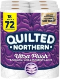 Quilted Northern Ultra Plush Toilet Paper 18 Mega Rolls $14.17