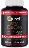 Qunol Ultra CoQ10 100mg Softgels 120 Count $17.98