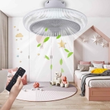 WIIYE 18-in Smart Bladeless Ceiling Fan w/Remote Control & Light $72.00