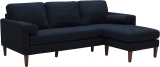 Rivet Aiden Mid-Century Modern Reversible Sectional Sofa 86-inch $698.05