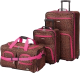 Rockland Vara Softside 3-Piece Upright Luggage Set $69.99