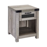 Rockpoint End Table with Industrial Style Drawer $62.70