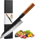 Rasse 8-in Japanese Chef Knife w/Rosewood Handle & Gift Box $20.99