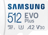 SAMSUNG EVO Plus w/SD Adaptor 512GB Micro SDXC $34.99