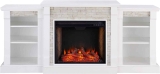 SEI Furniture Gallatin Faux Stone Alexa-Enabled Electric Fireplace $869.99