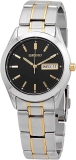 SEIKO Mens Essential TT BLK DIAL Watch SUR363 $99.94