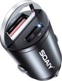 SOAIY 60W USB C Fast Charging Car Charger $8.39