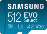 Samsung EVO Select + Adapter 512GB MicroSDXC $39.99