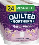 Quilted Northern Ultra Plush Toilet Paper w/Scented Tube, 24 Mega Rolls $20.79