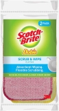 Scotch-Brite Dobie Scrub & Wipe Cloth 2 Cloths $1.94