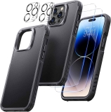 Diaclara 5 in 1 Shockproof iPhone 14 Pro Max Case w/Screen Protector $4.99
