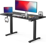 Marsail Electric Standing Desk w/Sedentary Reminder 48×24-inch $119.90