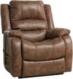 Signature Design by Ashley Yandel Faux Leather Electric Recliner $552.49