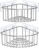 Smartake 2-Pack Corner Shower Caddy Deep Basket $12.99