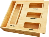 SpaceAid Bag Storage Organizer for Kitchen Drawer $16.98