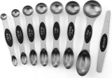 Spring Chef Magnetic Measuring Spoons Set, Dual Sided, Set of 8 $11.99