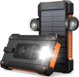 MetFut Solar Power Bank 38800mAh w/Suction Cup Mount $16.99