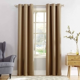 Sun Zero Easton Blackout Energy Efficient Grommet Curtain Panel 40x95in $7.36