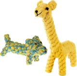 SunGrow Cotton Rope Knot Puppy & Ferret Toys 2-Pieces $6.20