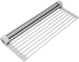 Surpahs Over the Sink Multipurpose Roll-Up Dish Drying Rack $19.53