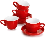 Sweese 402.404 Espresso Cups with Saucers Set of 4 $9.99