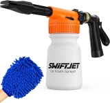 SwiftJet Car Wash Foam Gun + Microfiber Wash Mitt $33.14