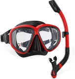 SwimStars Premium Snorkel Set for Adults, Anti-Fog Mask $14.00