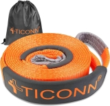 TICONN 3-in x 20-Ft Recovery Tow Strap $23.36